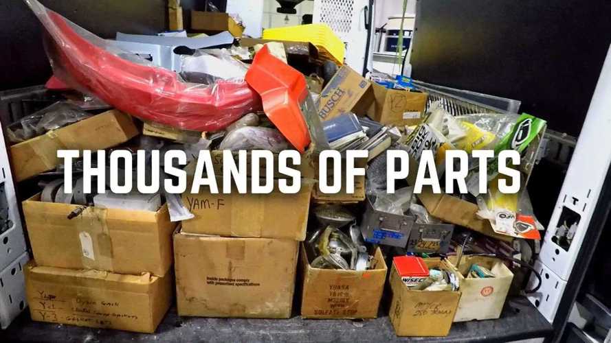 Watch Brick House Builds Unload A Massive Motorcycle Parts Haul