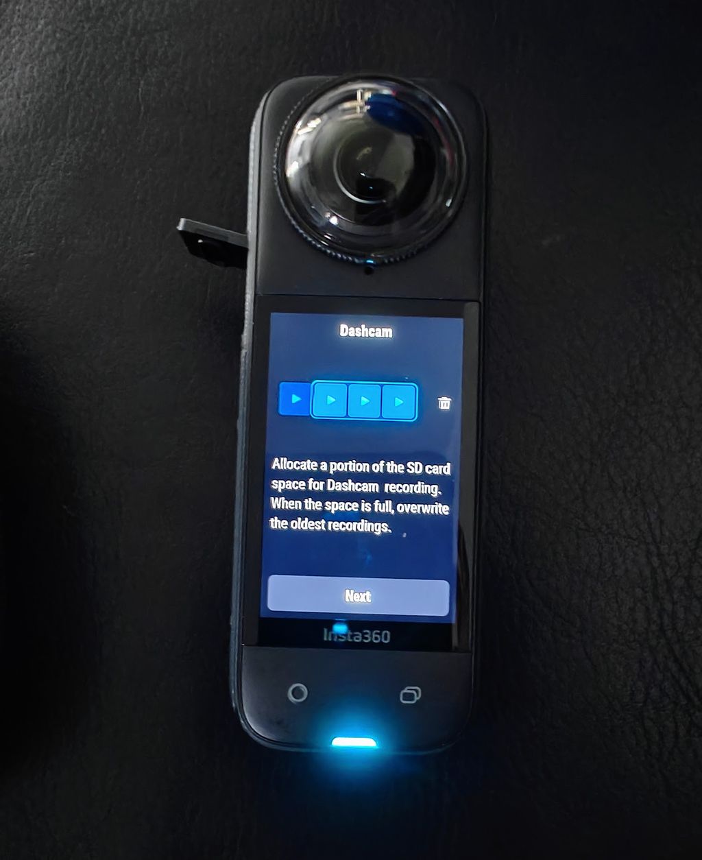Insta360 BMW Motorrad X4 - Dashcam Mode