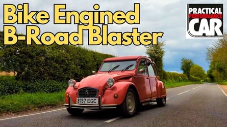 There's a BMW Motorcycle Engine Hiding In This Classic Citroën 2CV